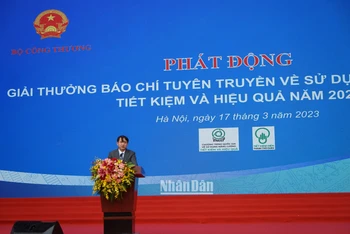 Phát động Giải thưởng báo chí về sử dụng năng lượng tiết kiệm và hiệu quả 2023