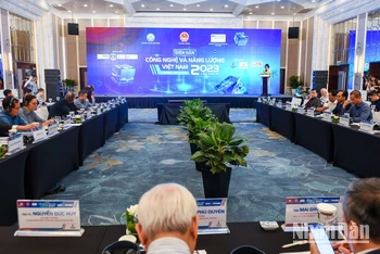 Quang cảnh Diễn đàn Công nghệ và Năng lượng năm 2023. (Ảnh: THÀNH ĐẠT)