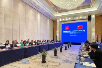 Quang cảnh Phiên họp Chủ tịch Ủy ban liên hợp Biên giới trên đất liền Việt Nam-Trung Quốc.