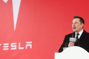 Tỷ phú Elon Musk là người dẫn đầu danh sách 500 người giàu nhất thế giới của Bloomberg. (Ảnh: Xinhua) 