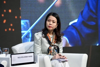 Thứ trưởng Ngoại giao Nguyễn Minh Hằng phát biểu tại phiên thảo luận “Xây dựng cấu trúc khu vực châu Á-Thái Bình Dương: Thách thức của việc không cân bằng các lợi ích”.