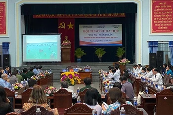 Quang cảnh hội thảo "Tuy An - Miền di sản".
