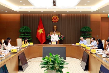 Toàn cảnh cuộc họp. (Ảnh: AN ĐĂNG /TTXVN)