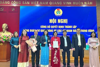 Ra mắt Ban Chấp hành Công đoàn cơ quan Đảng ủy các cơ quan Đảng Trung ương, nhiệm kỳ 2025-2028. 