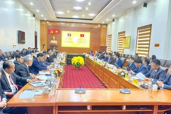 Toàn cảnh buổi Hội đàm.