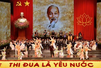 Lễ khai mạc Đại hội thi đua yêu nước toàn quốc lần thứ X. Ảnh: VGP/Nhật Bắc