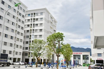 Nhà ở xã hội Phước Long Nha Trang do Tổng công ty HUD đầu tư xây dựng.