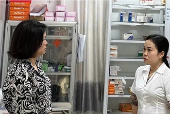 Kiểm tra, giám sát việc quản lý thuốc chữa bệnh trên địa bàn thành phố Hà Nội.