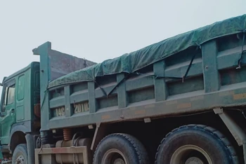 Hiện trường vụ tai nạn.