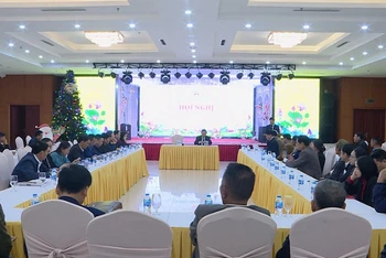 Toàn cảnh hội nghị biểu dương 42 chi hội trưởng giáo dân xuất sắc.