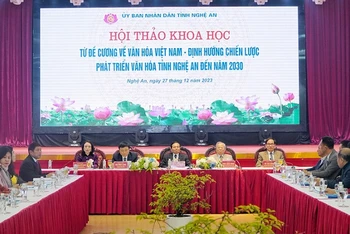 Toàn cảnh hội nghị.