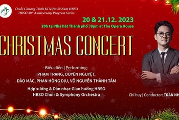 Hòa nhạc Giáng sinh hứa hẹn là một chương trình đáng nhớ.(Ảnh HBSO).