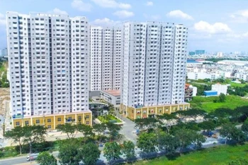 Khu nhà ở xã hội của Hoàng Quân tại huyện Bình Chánh