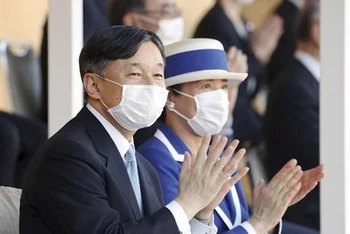 Nhật hoàng Naruhito và Hoàng hậu Masako. (Nguồn: Kyodo)