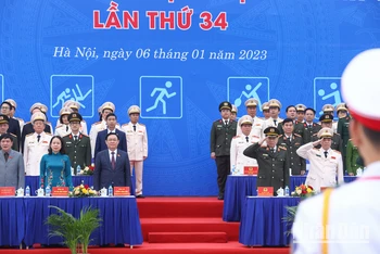 [Ảnh] Lễ khai mạc Hội thao truyền thống lực lượng Cảnh vệ Công an nhân dân lần thứ 34