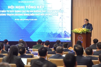 Thủ tướng Phạm Minh Chính phát biểu tại hội nghị.