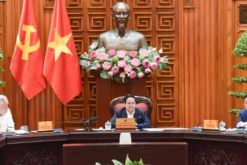 Thủ tướng Phạm Minh Chính chủ trì cuộc họp.