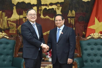 Thủ tướng Phạm Minh Chính tiếp ông Châu Gia Nghĩa, Chủ tịch khu vực châu Á-Thái Bình Dương Tập đoàn PowerChina.
