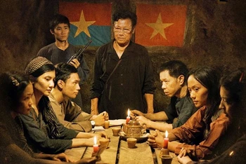 Cảnh trong phim “Địa đạo: Mặt trời trong bóng tối” của đạo diễn Bùi Thạc Chuyên.
