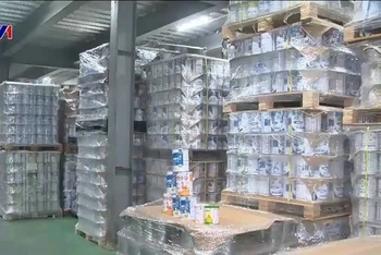 Gần 600 loại sữa bị làm giả. (Ảnh chụp màn hình từ VTV)