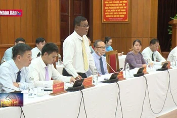 Đoàn Đại biểu tạp chí A-Lun-May (Lào) thăm và làm việc tại Đà Nẵng