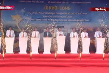 Khởi công nhiều dự án thành phần của cao tốc Bắc - Nam