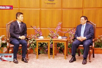 Thủ tướng hội kiến Chủ tịch Quốc hội Singapore