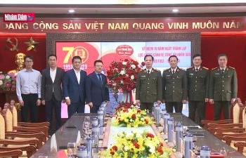 Báo Nhân Dân chúc mừng 70 năm Ngày thành lập lực lượng Cảnh vệ Công an nhân dân