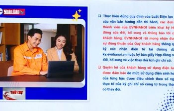 Sẽ thay đổi lịch ghi chỉ số công tơ điện vào cuối tháng