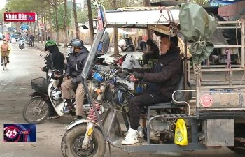 Nhọc nhằn mưu sinh trong những ngày đông rét