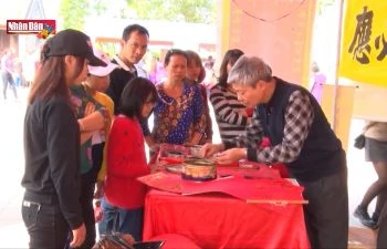 Xin chữ đầu năm - Nét đẹp văn hóa của người Việt