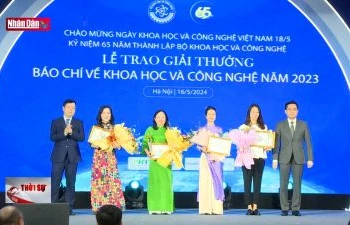 Trao giải thưởng báo chí về Khoa học và Công nghệ năm 2023