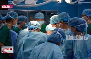 Bệnh nhân ghép phổi từ người cho chết não được ra viện