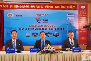 Lãnh đạo Tổng Công ty SBIC, Công ty VISEC chủ trì họp báo giới thiệu Triển lãm quốc tế Vietship 2025.