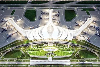 Phối cảnh Cảng Hàng không quốc tế Long Thành (Đồng Nai).