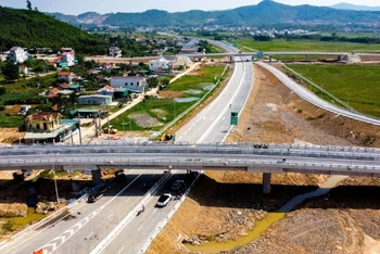 Dự án thành phần cao tốc Diễn Châu-Bãi Vọt có tổng chiều dài khoảng 49km.