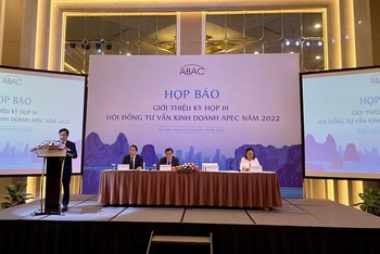 Hội đồng Tư vấn kinh doanh APEC sẽ tổ chức Kỳ họp thứ ba tại Quảng Ninh