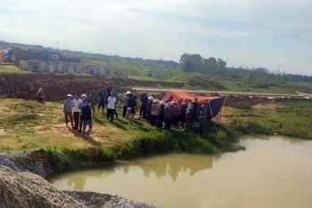 Hiện trường xảy ra vụ việc.
