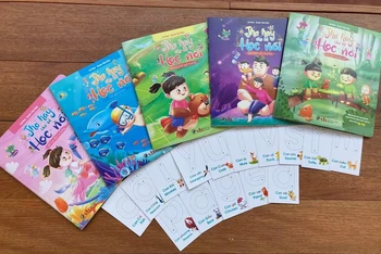 Bộ sách "Thơ hay cho trẻ tập nói". (Ảnh: Linh Lan Books)