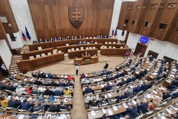 Một phiên họp Quốc hội Slovakia. (Nguồn: TASR)