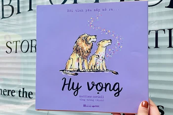 Cuốn "Hy vọng" trong bộ sách tranh. (Ảnh: Crabit Kidbooks)