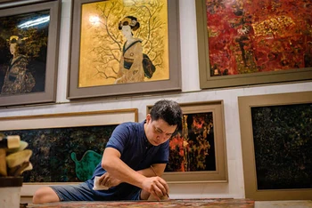 Tiến sĩ, họa sĩ Triệu Khắc Tiến. (Ảnh: The Muse Art)