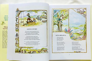 Những trang minh họa tuyệt đẹp của cuốn sách. (Ảnh: Crabit Kidbooks)
