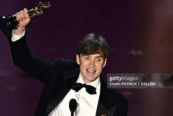 Nam diễn viên Cillian Murphy giành giải Oscar cho Nam diễn viên xuất sắc nhất. (Ảnh: Getty Image)