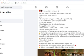 Các trang giả mạo tuyển dụng của các đơn vị phát hành có thể thấy rất nhiều trên mạng.