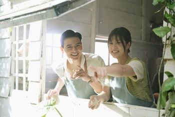 Cảnh trong phim "Nụ hôn bạc tỷ".