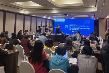 Hội thảo thu hút đông đảo chuyên gia, nhà nghiên cứu, doanh nghiệp tham dự. (Ảnh: Ban tổ chức)