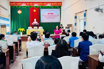 Quang cảnh hội thảo.