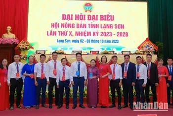 Các đại biểu tham gia dự Đại hội Hội nông dân tỉnh Lạng Sơn lần thứ 10, nhiệm kỳ 2023-2028.