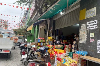 Làng nghề xã La Phù, huyện Hoài Đức. (Ảnh: PHÙNG LINH)
